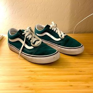 Turquoise Green Vans